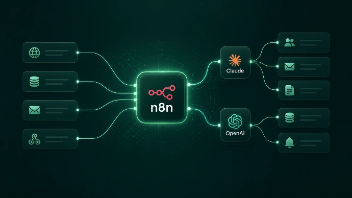 n8n workflow met Claude en OpenAI
